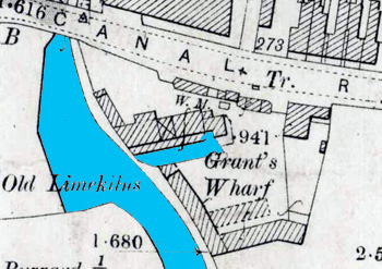 Site of Grants Wharf 1901